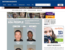 Tablet Screenshot of daytonamugshots.com